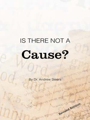 cover image of Is There Not a Cause?